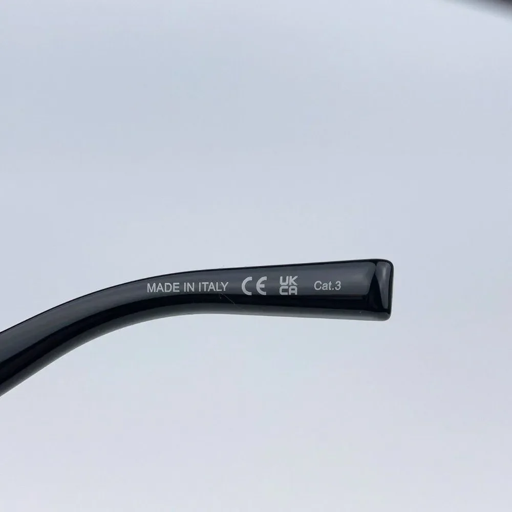 Saint Laurent SL593 001 Sunglasses Black Square Unisex